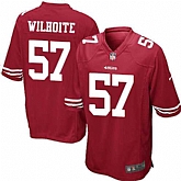 Nike Men & Women & Youth 49ers #57 Wilhoite Red Team Color Game Jersey,baseball caps,new era cap wholesale,wholesale hats